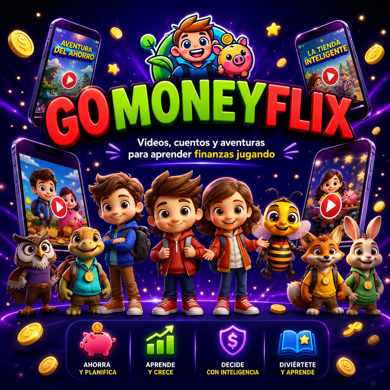 AVATAR GOMONEYFLIX 600x600 píxeles